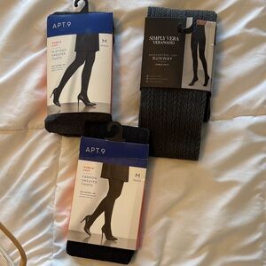 Black Fashion Sweater Tights